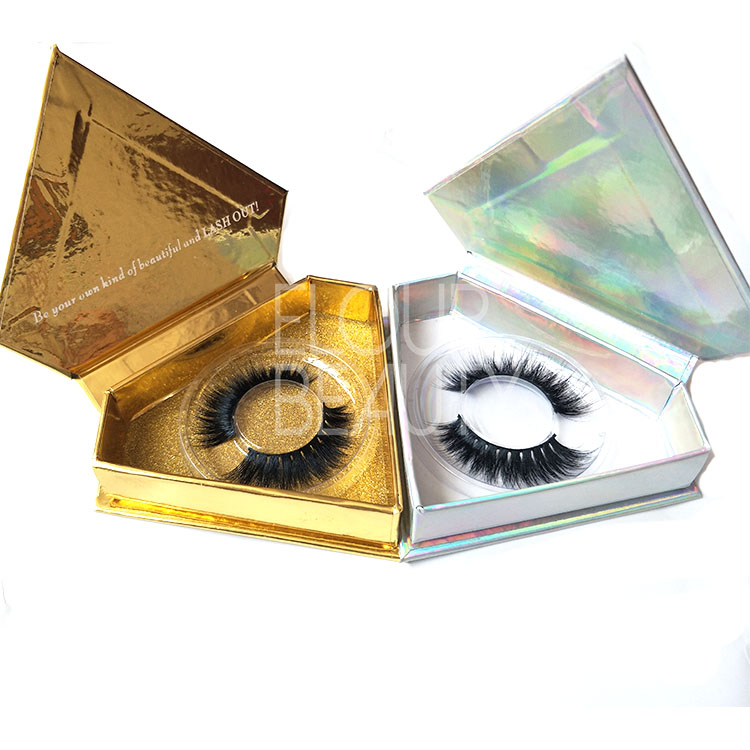 Wholesale volume 3D real mink natural looking false eyelashes China EL38